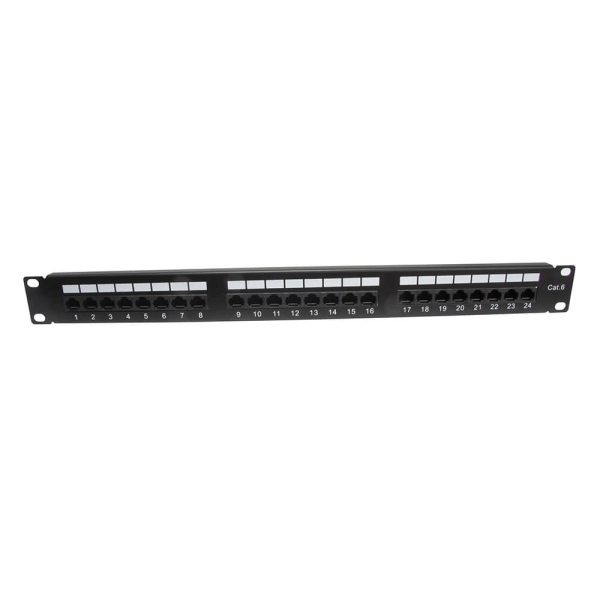 TRIAX Patch Panel 19" 1U Krone CAT6 UTP 24 Portar