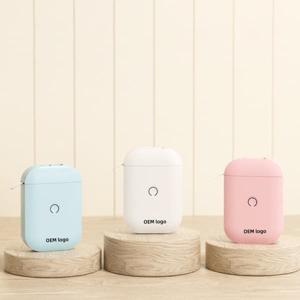Bærbar Bluetooth-etiketprinter, 15 mm termisk udskrivning til Apple iOS og Android Green Green