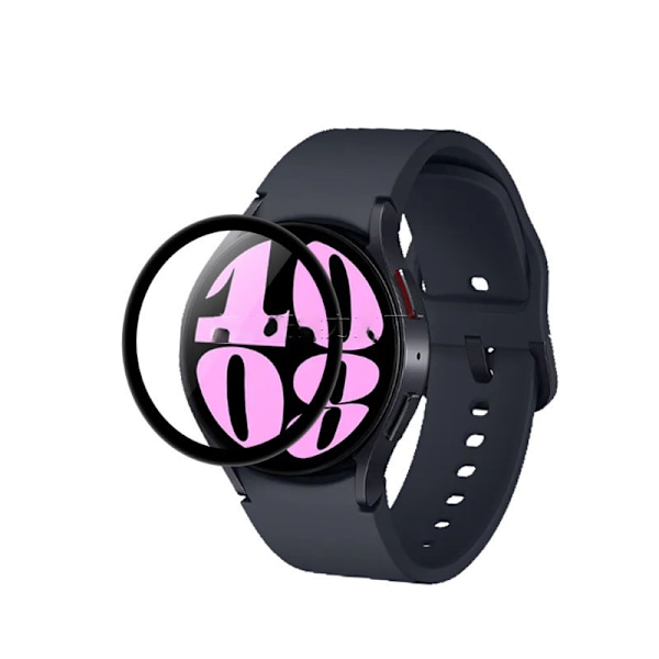 3D-böjd mjuk filmskärmsskydd för Samsung Watch 6 (2-pack) 44 mm