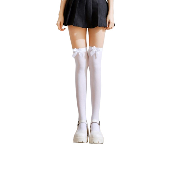 Over-the-knee fluga strumpor (2 par) Vit M