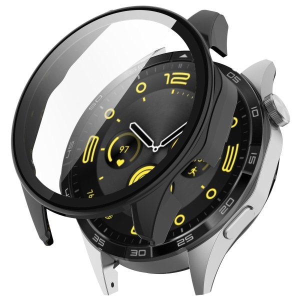Smart klockfodral med skärmskydd för Huawei Watch GT 4 1 Svart 46mm