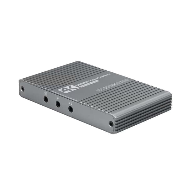 Grå HDTV Capture Card - Optag og stream i 4K60HZ