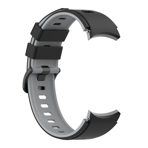 Silikone urrem til Samsung Watch 4 Sort+grå