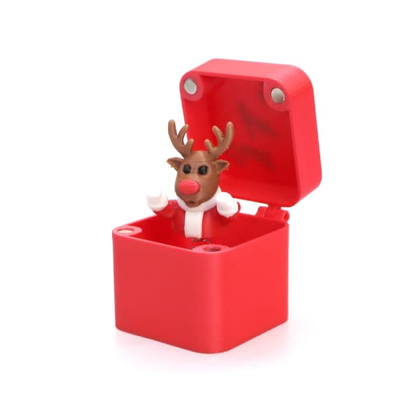 Vinkande Julren Överraskningspresentförpackning - Rolig Practical Joke-present för Vuxna