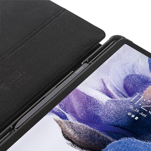 Tabletfodral Svart Galaxy Tab S7 FE/S7+ 12.4"