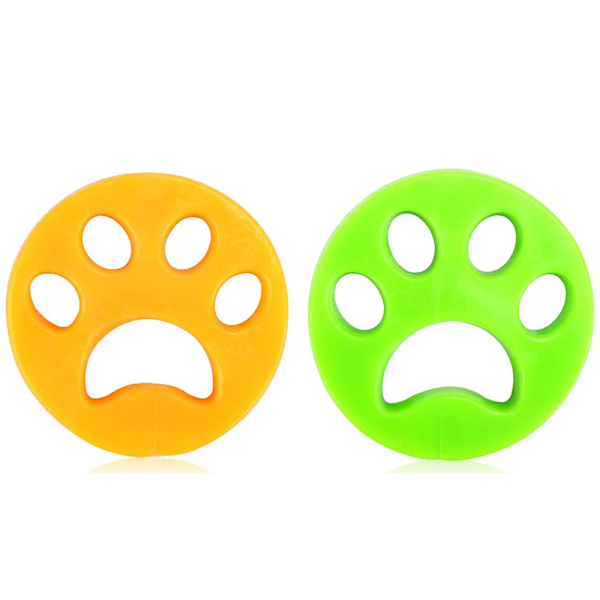 Pälsborttagare för kläder - tar bort hund/katthår Grön/Gul 2-pack