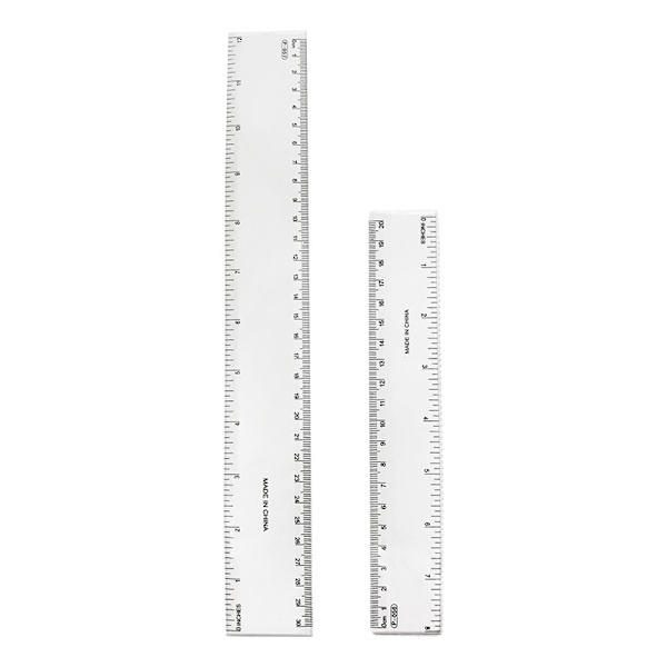 30 cm gennemsigtig lineal