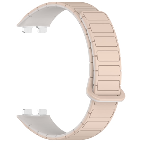 Huawei Band 10, 9, 8 Rem - Stilfuld magnetisk lukning Beige