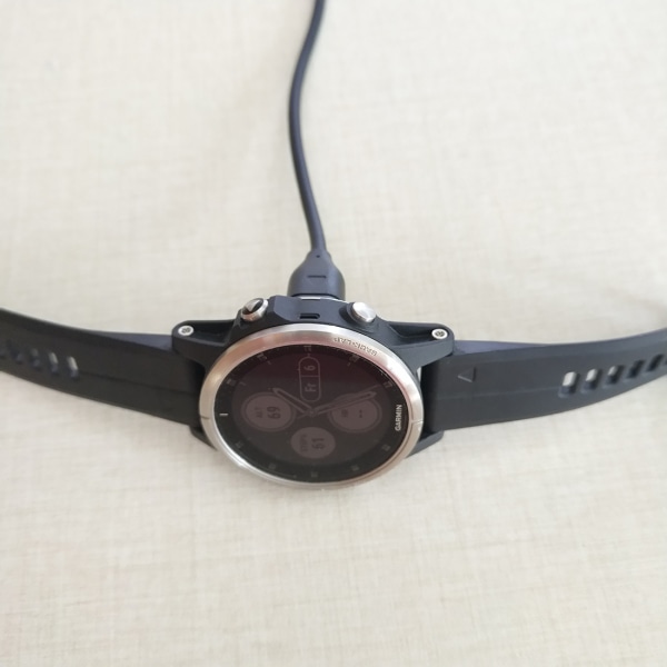 INF USB-C Smartwatch laddningskabel Svart  Garmin Fenix 5 / 5X / Svart