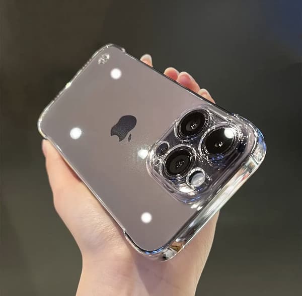 Ultra-tyndt, klart etui til iPhone 16 Plus