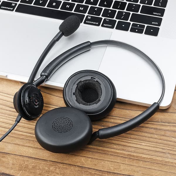 Ersättningsöronkuddar kompatibla med Jabra Engage 50 II/Engage 40 WIRD - 2-pack