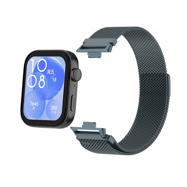 Huawei Watch Fit 3 Sport Loop -ranneke Tummanharmaa