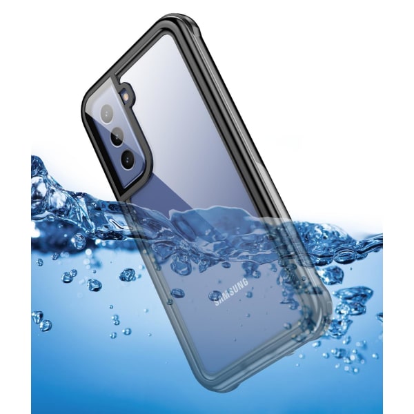 Samsung Galaxy S21 FE vedenpitävä kännykkäkuori Musta/harmaa