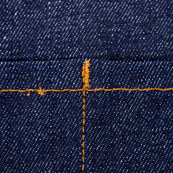 Halvmidjeförkläde i Denim Blå