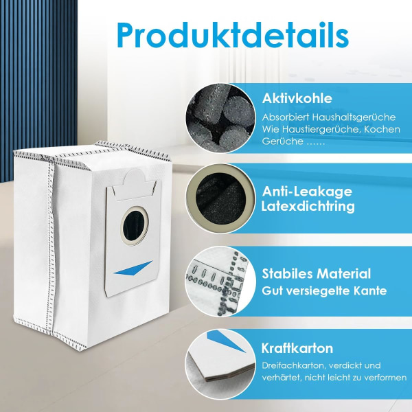 INF Pölynimuripussit Ecovacs Deebot X2 Omni 6 kpl