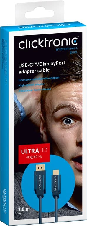 USB-C™–DisplayPort™-sovitinkaapeli
