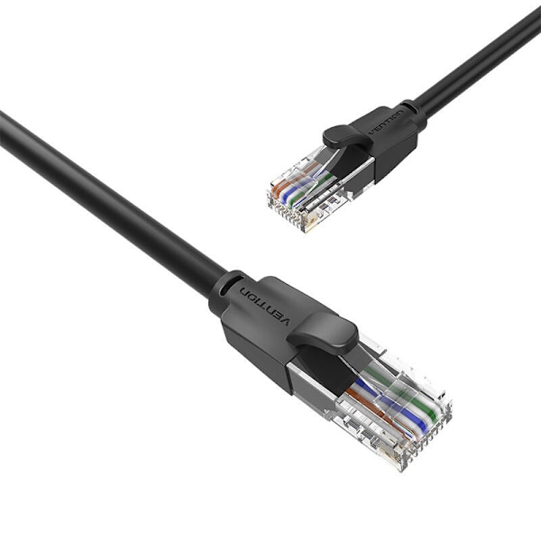 Kaapeli sieciowy UTP CAT6 Vention IBEBN RJ45 Ethernet 1000Mbps 15m czarny