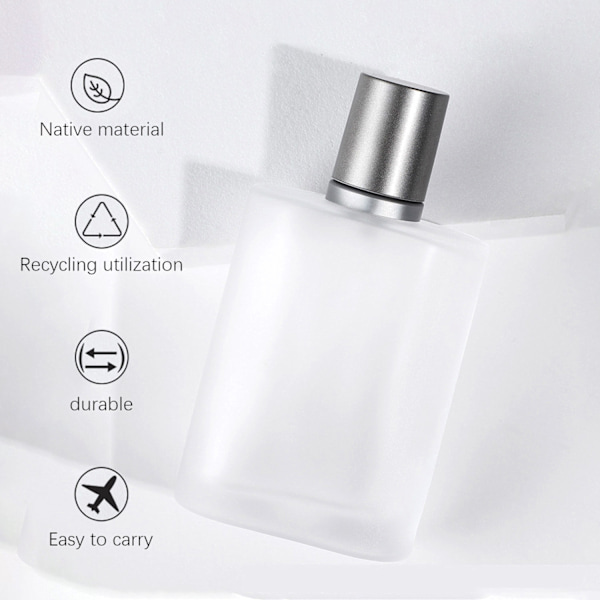 INF 50 ml täyttöhajuvesipullo atomisaattorilla 50 ml