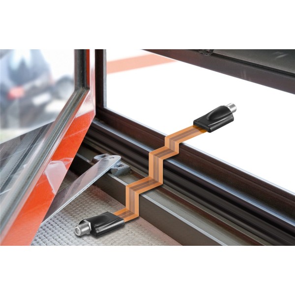 SAT-fönstergenomföring, extremt platt (0,3 mm)