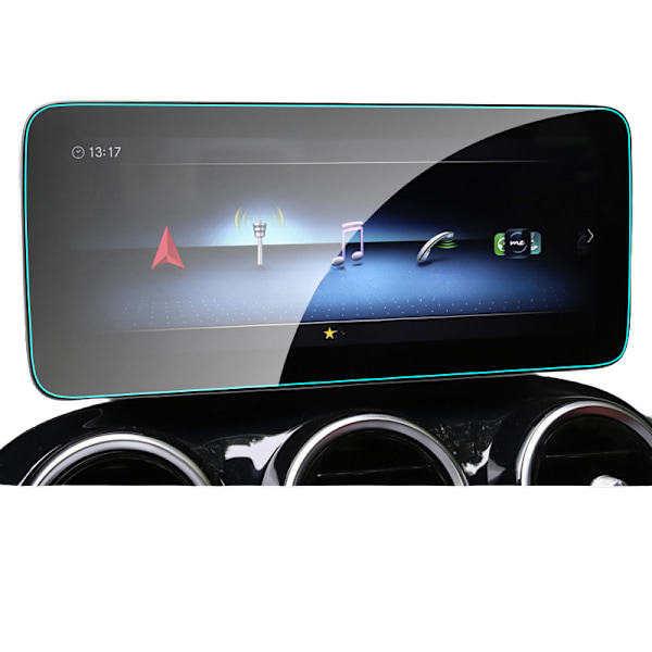 Näytönsuoja Mercedes-Benz 19-21 C-Class/20-22 GLC-navigointinäytölle - 2 kpl