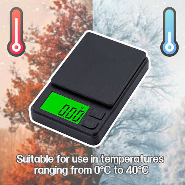 INF Digital köksvåg / smyckesvåg 500 g/0,01 g