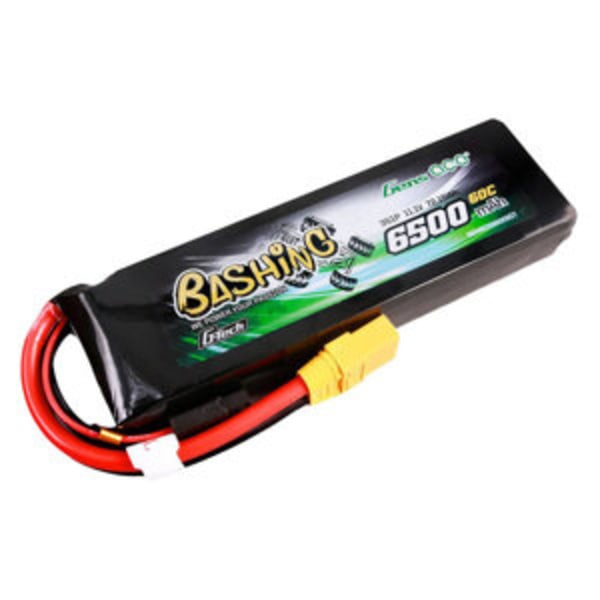 Gens ace G-Tech 6500mAh 11,1V 60C 3S1P Lipo-batteripakke med XT90-Bashing-serien
