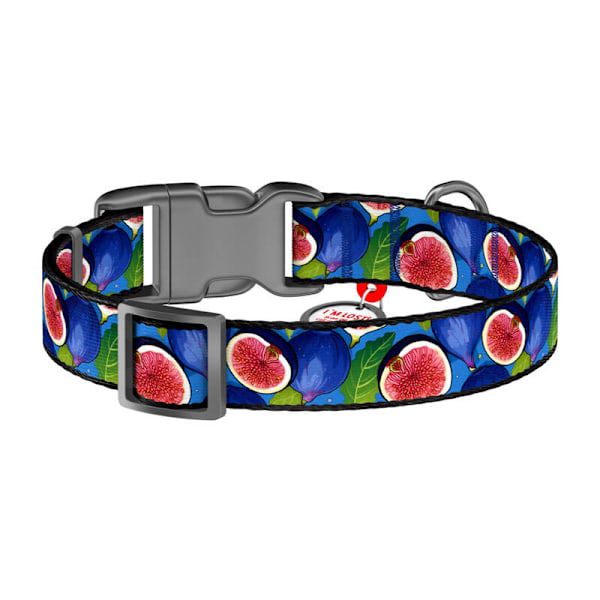 Waudog "Fig" hundhalsband i nylon med QR-kod, storlek S
