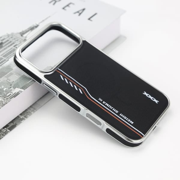 Sort Magnetisk PC-etui Kompatibelt med iPhone 17 Pro Max - Stødsikkert, Skridsikkert og Ridsefast