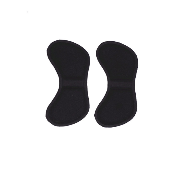 Skridsikre hælforinger (2 par) Black Black