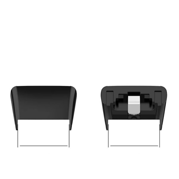 2-pack-liitin Huawei Honor 6/7 -kellohihnalle Musta