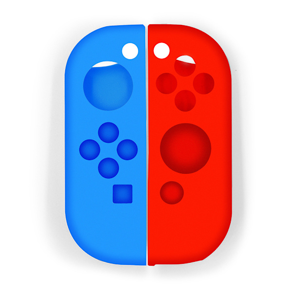 Silikonskyddsfodral för Switch Joycon Röd+blå