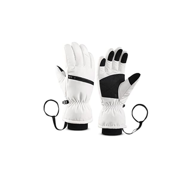 Skihandsker - Five Finger Style White XL White XL
