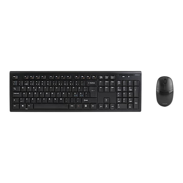 Wireless keyboard mouse Nordic USB nanoreceiver 10m range