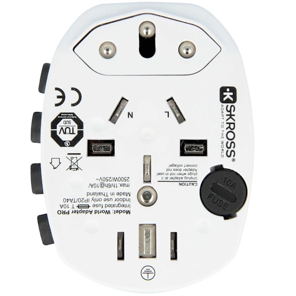Världsreseadapter PRO World Jordad