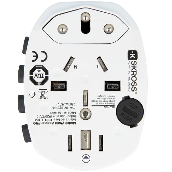 World Travel Adapter PRO World Grounded