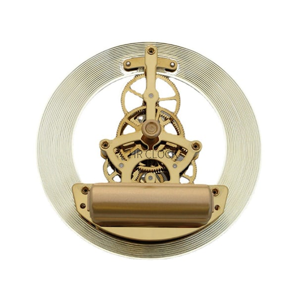 126mm Guld Klockrörelse - Transparent Växeldesign