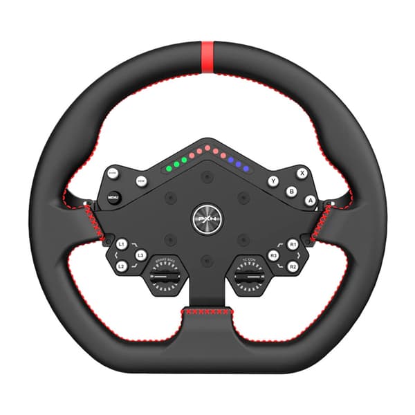 PXN WDS R2 racingratt för simracing PC – 300 mm mikrofiber, Hall-effekt, Quick Release, RGB och programmerbara knappar