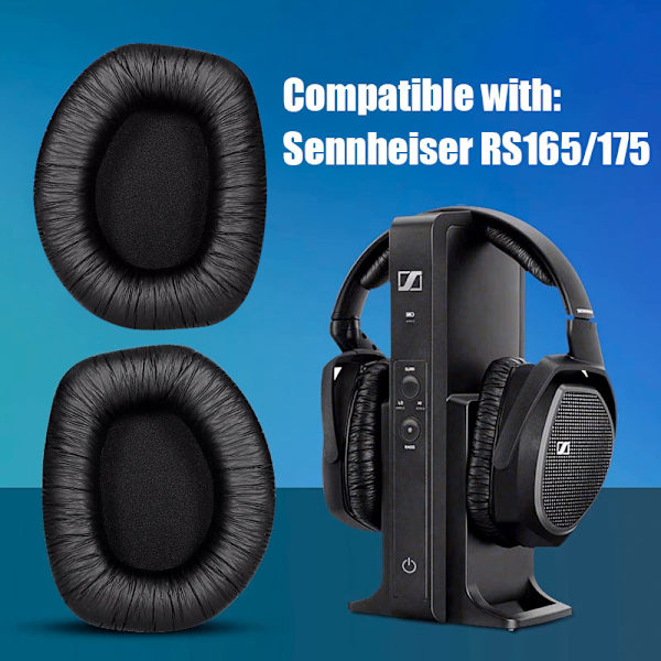 INF Ørepuder til Sennheiser RS165 / 175 Sort 1 par