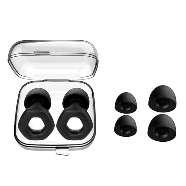 Melua vaimentavat korvatulpat Black Black