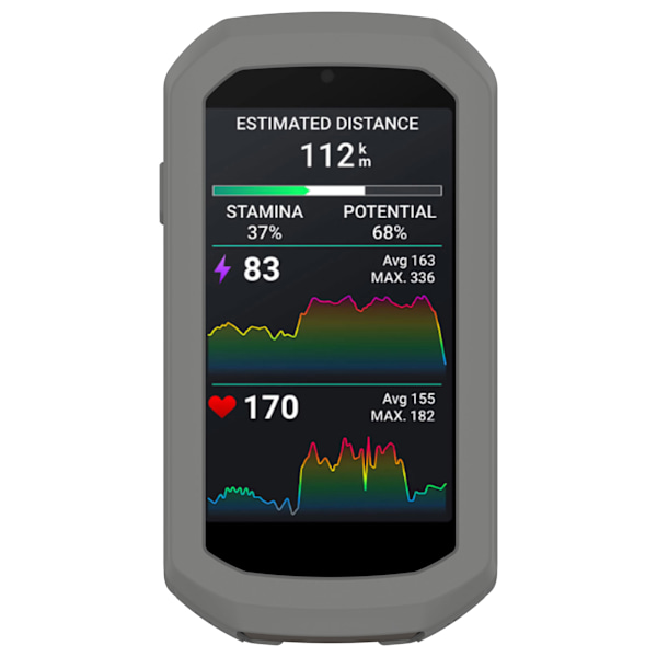 Silikonikuori Garmin Edge 1050:lle Harmaa