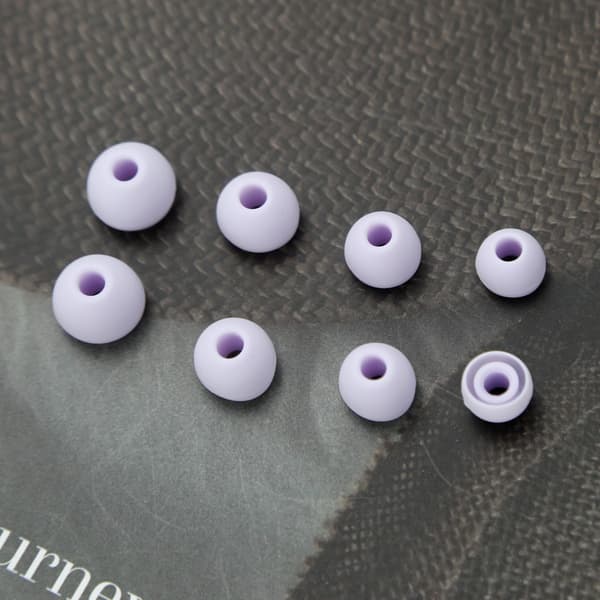 Silikone støjreducerende ørepropper med ringdesign, velegnet til side-sovende, ideel til kollegieværelser og studerende Purple Purple
