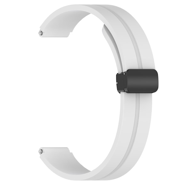 Magnetiskt Klockarmband i Silikon, 12 mm Grå