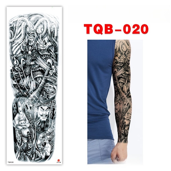 Koko käsivarren väliaikainen tatuointitarra 7