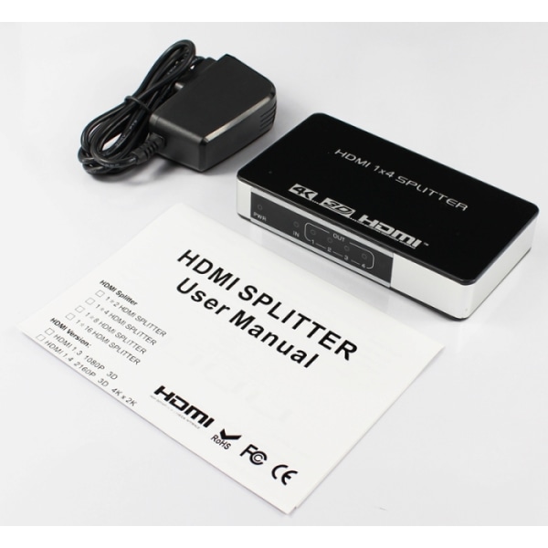 INF HDMI Splitter 1 til 4 4K @ 30Hz