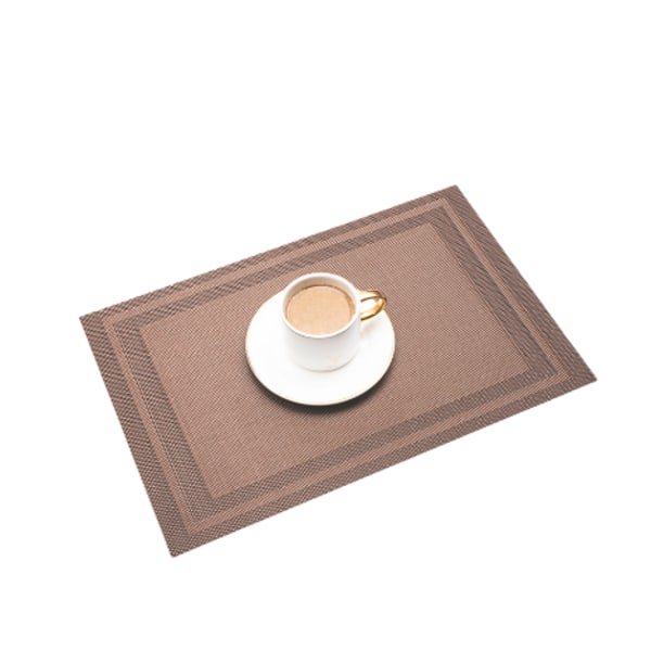 Set med 2 halksäkra, värmebeständiga bordstabletter kaffe