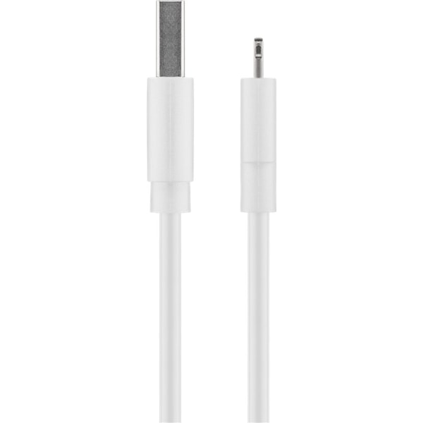 Lightning USB-kabel för laddning och synkronisering, 2 m, vit
