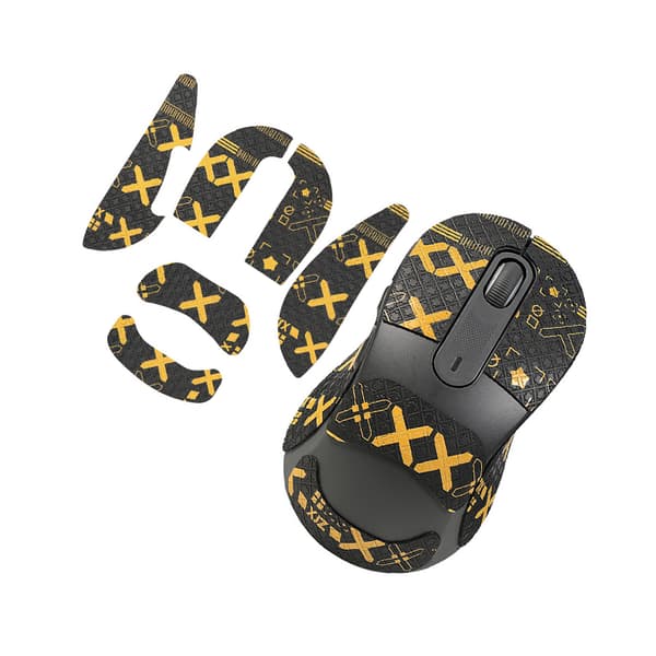 Forbedrede Grip Mouse Stickers til Logitech M650L/M750L Gold Gold