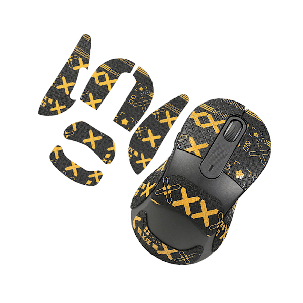 Forbedrede Grip Mouse Stickers til Logitech M650L/M750L Guld