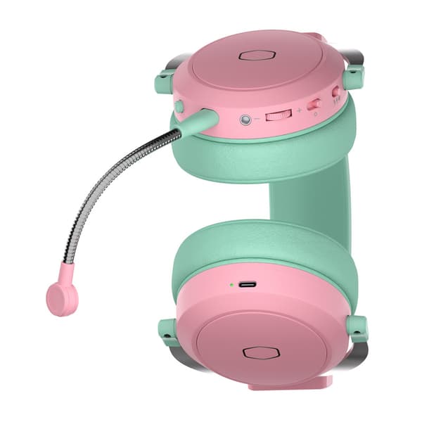 Cooler Master CH351-MC gaming hovedtelefoner (grøn-pink)