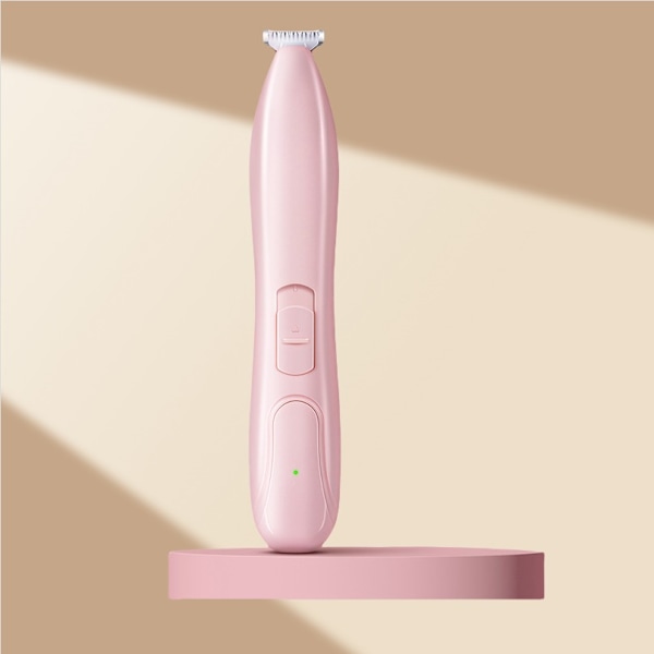 Uppladdningsbar Husdjursklotrimmer - Enkel Pälsvård Rosa
